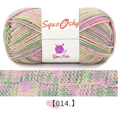 SquoOshy Yarn Mixed Color 6 Ply 100g