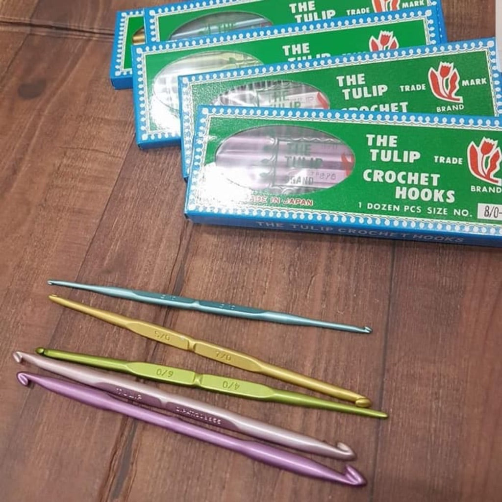 Limited Edition Tulip Sorbet Pcs Double Ended Crochet Hook Pastel Color Knitting Needle DIY