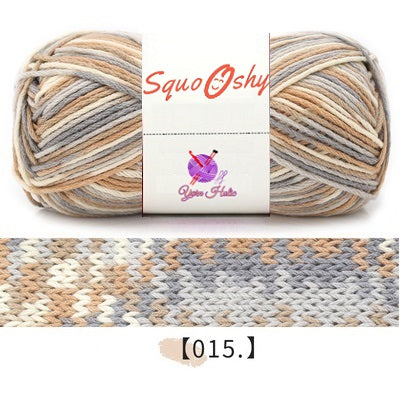SquoOshy Yarn Mixed Color 6 Ply 100g