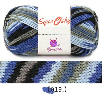 SquoOshy Yarn Mixed Color 6 Ply 100g