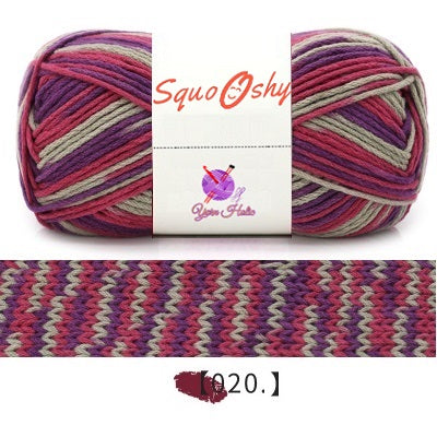 SquoOshy Yarn Mixed Color 6 Ply 100g