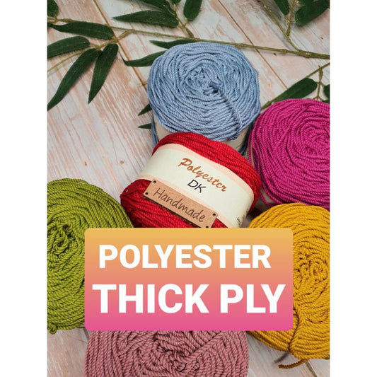 Polyester DK/Thick Ply Yarn 100g