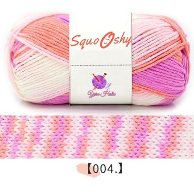 SquoOshy Yarn Mixed Color 6 Ply 100g