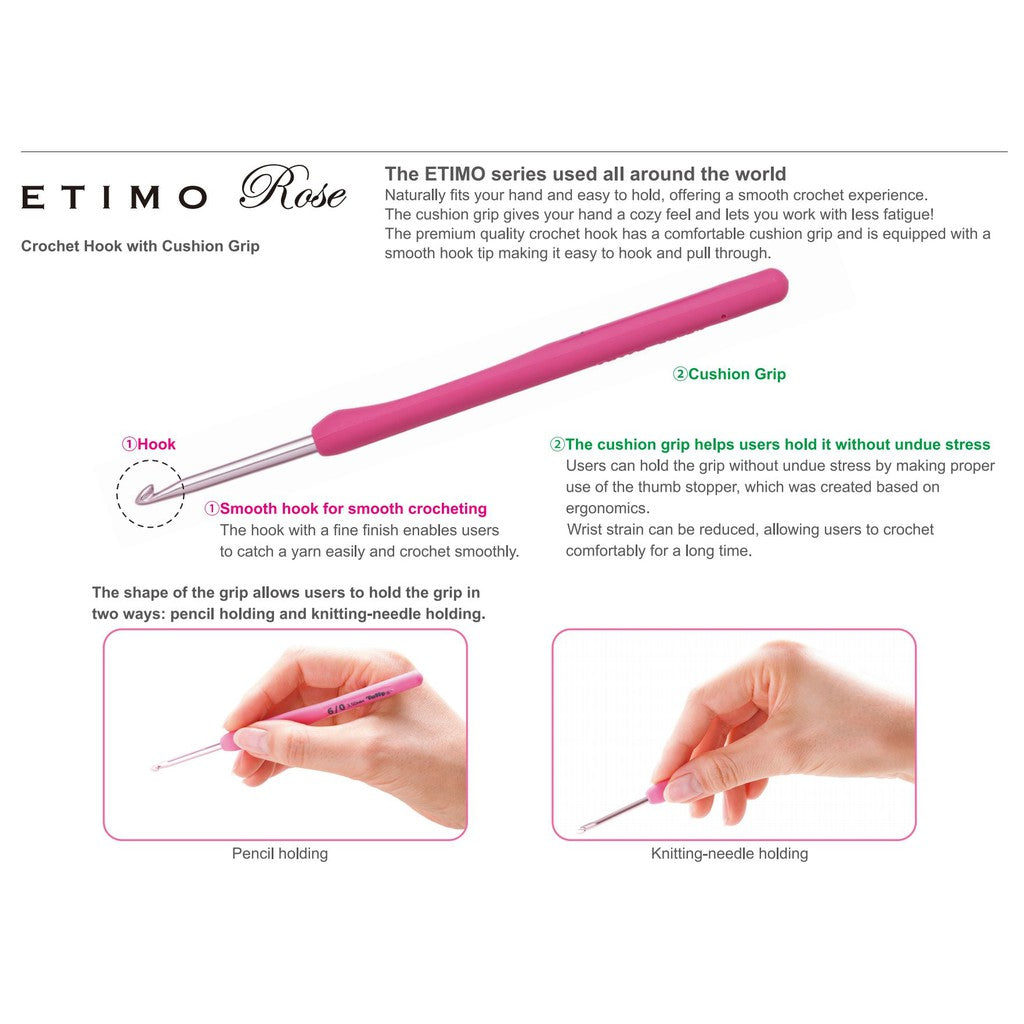 Tulip Etimo Rose Crochet Hook Set Knitting Needle DIY (TER-001E)