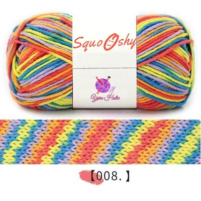 SquoOshy Yarn Mixed Color 6 Ply 100g