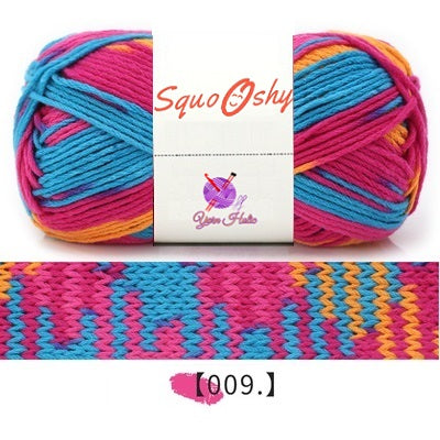 SquoOshy Yarn Mixed Color 6 Ply 100g