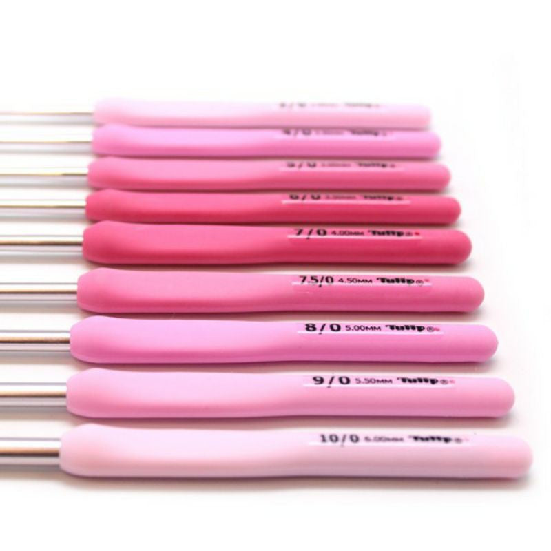 Tulip Etimo Rose Crochet Hook with Cushion Grip Knitting Needle DIY