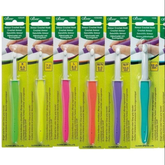 Crochet Hook Clover Amour Jumbo Giant Size 6.5 - 15mm