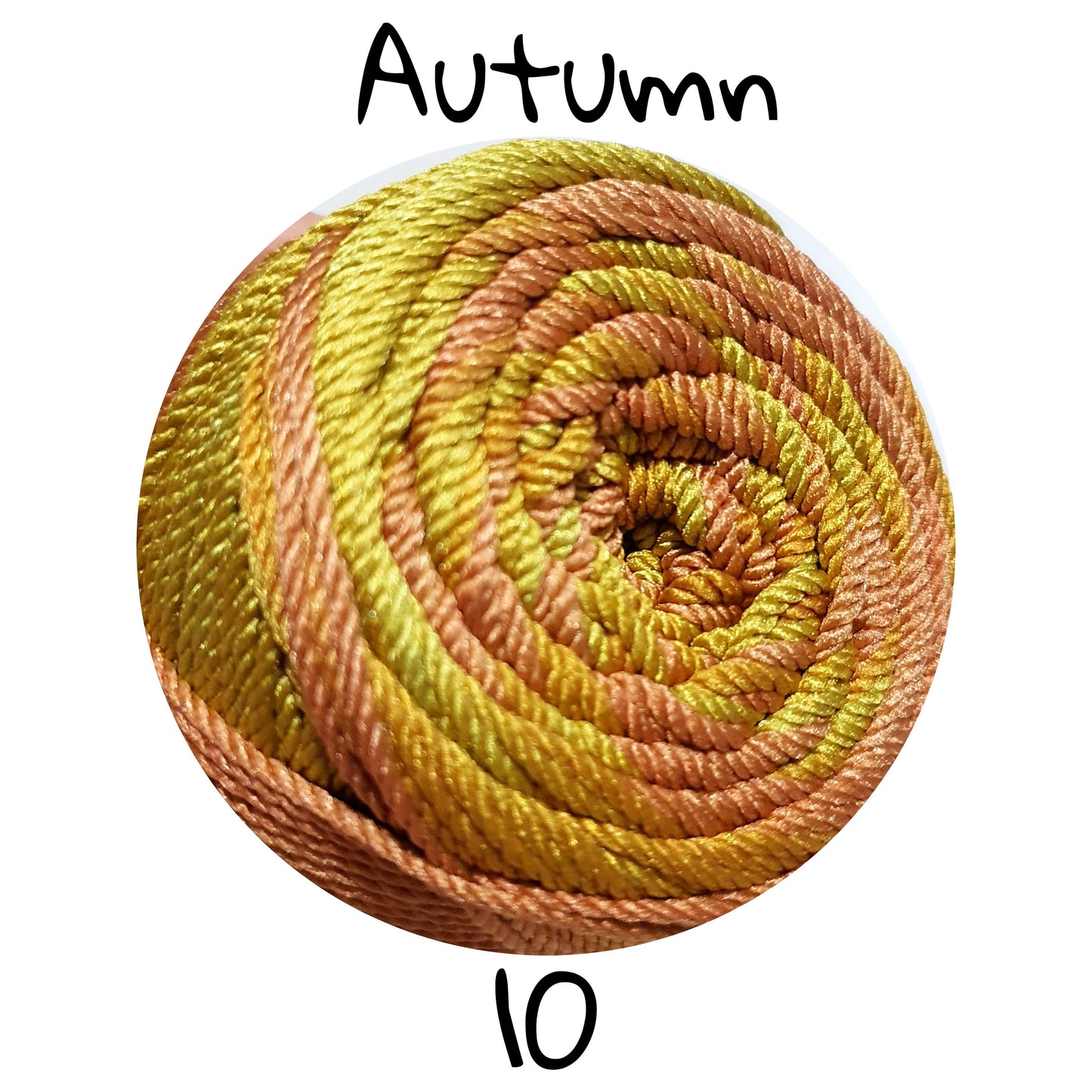 Polyester Yarn Gradient Mix Multi Color 100g
