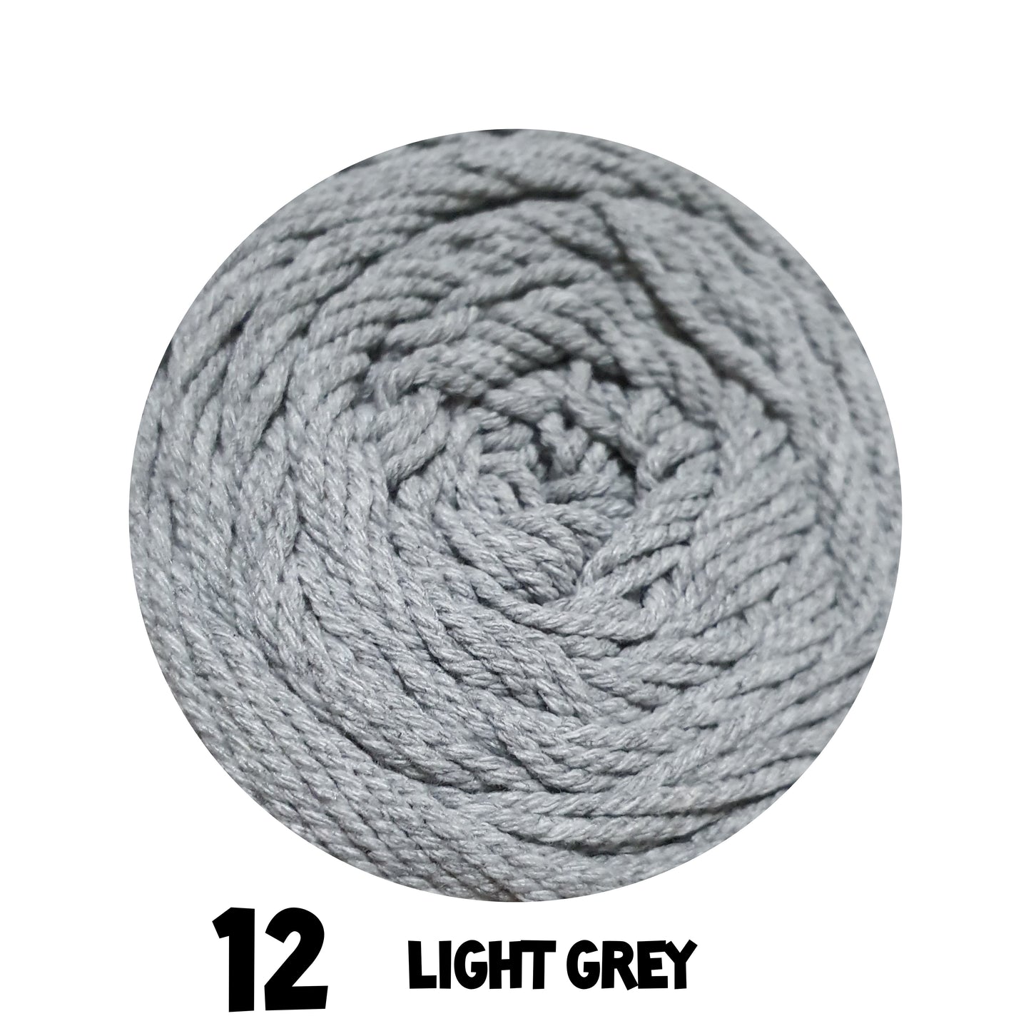 Cotton Macrame Cord Twisted 2mm thickness