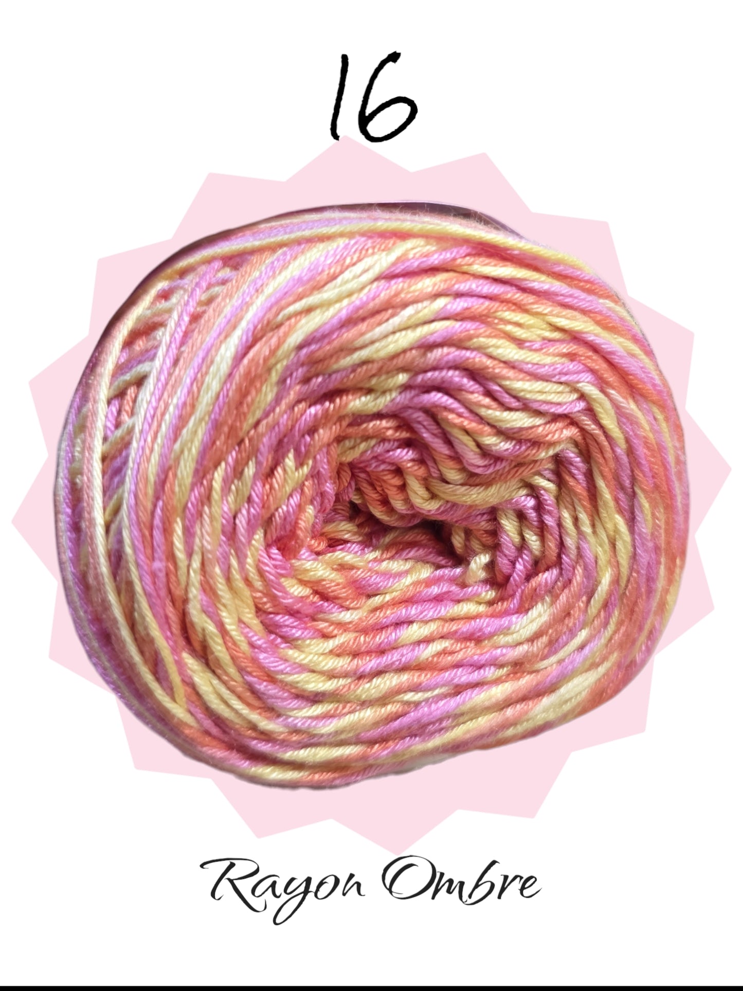 Rayon Bamboo Gradient Yarn 100g