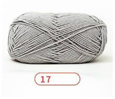 Rainbow Yarn Milk Cotton Yarn 5 ply Cake Gradient & Solid Color 100g