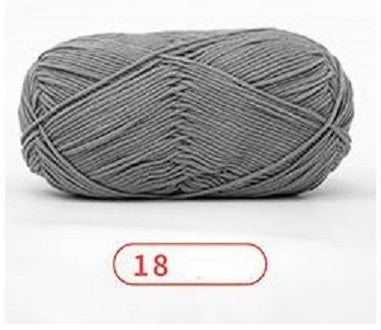 Rainbow Yarn Milk Cotton Yarn 5 ply Cake Gradient & Solid Color 100g