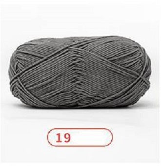 Rainbow Yarn Milk Cotton Yarn 5 ply Cake Gradient & Solid Color 100g