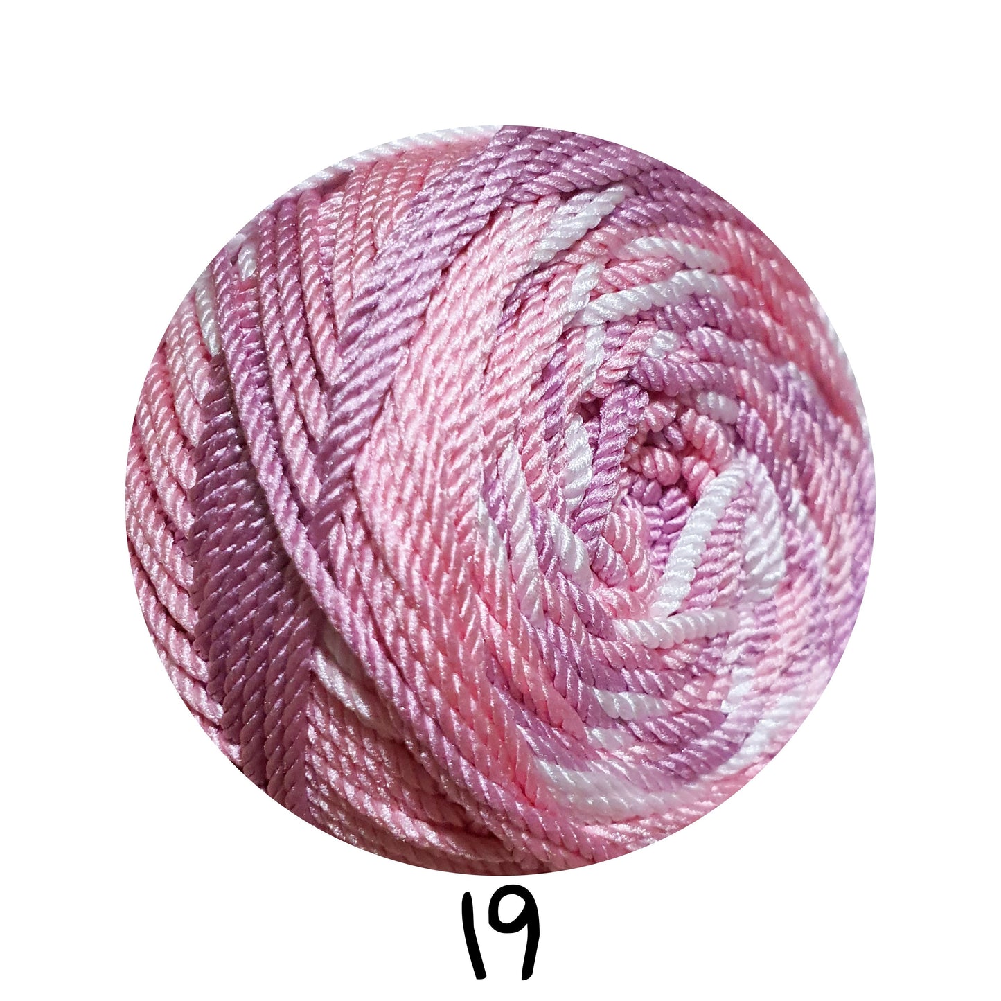 Polyester Yarn Gradient Mix Multi Color 100g