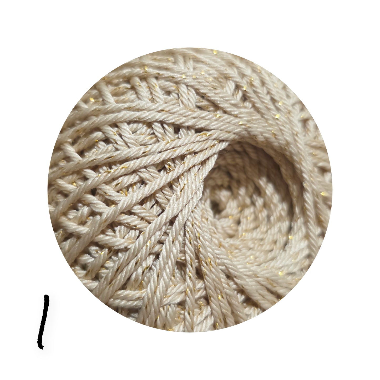Polyester Glitter Yarn 100g