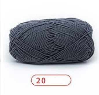 Rainbow Yarn Milk Cotton Yarn 5 ply Cake Gradient & Solid Color 100g