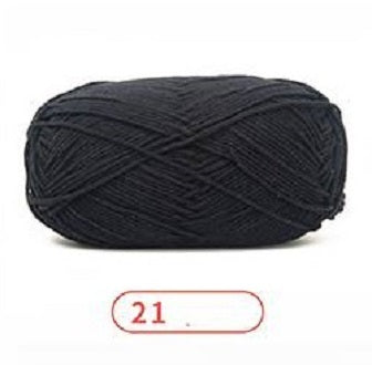 Rainbow Yarn Milk Cotton Yarn 5 ply Cake Gradient & Solid Color 100g