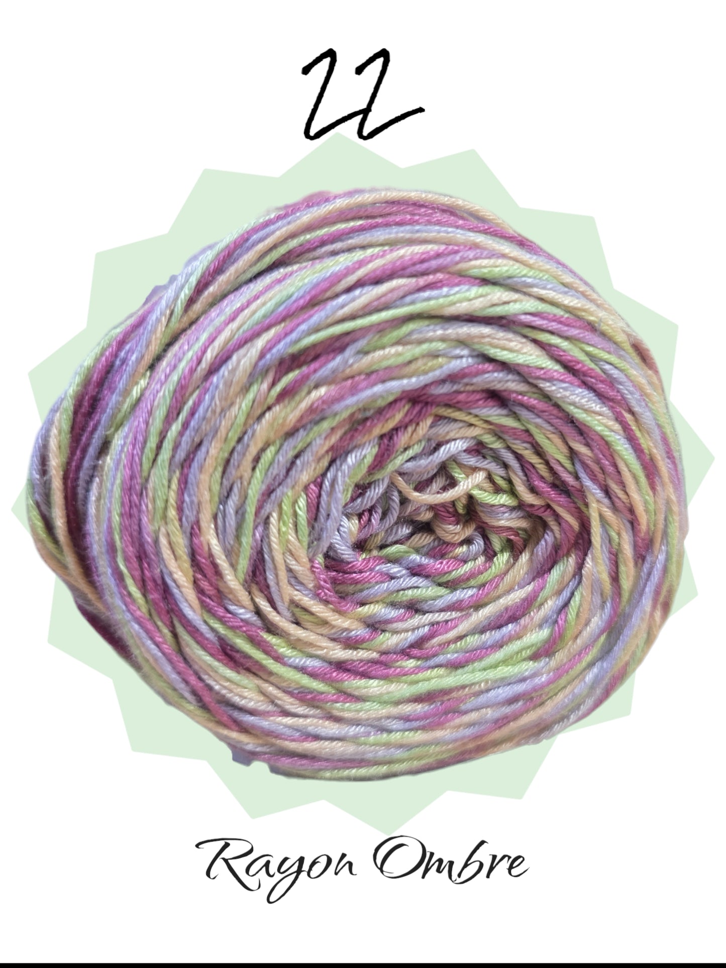 Rayon Bamboo Gradient Yarn 100g