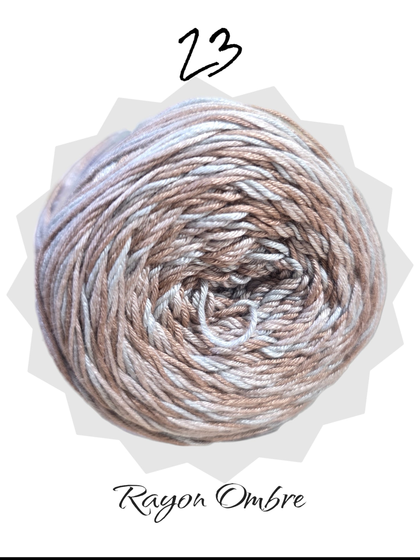 Rayon Bamboo Gradient Yarn 100g