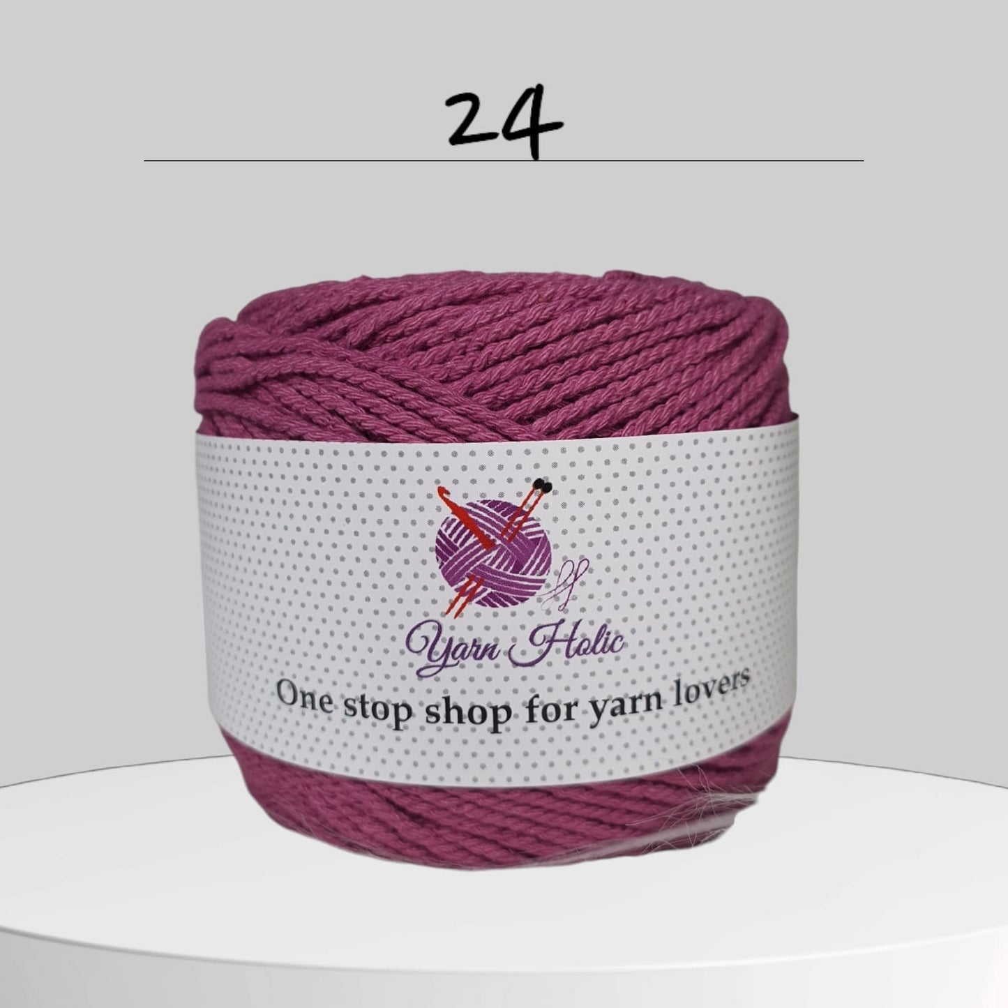 Cotton Macrame Cord Twisted 2mm thickness