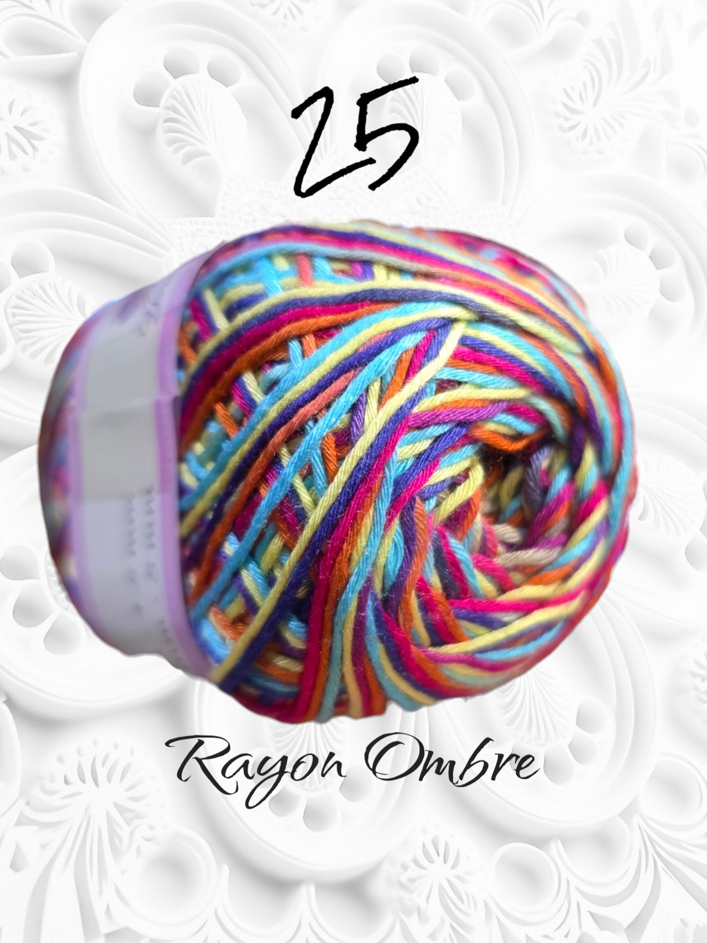 Rayon Bamboo Gradient Yarn 100g