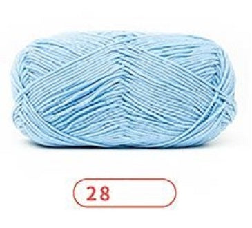 Rainbow Yarn Milk Cotton Yarn 5 ply Cake Gradient & Solid Color 100g
