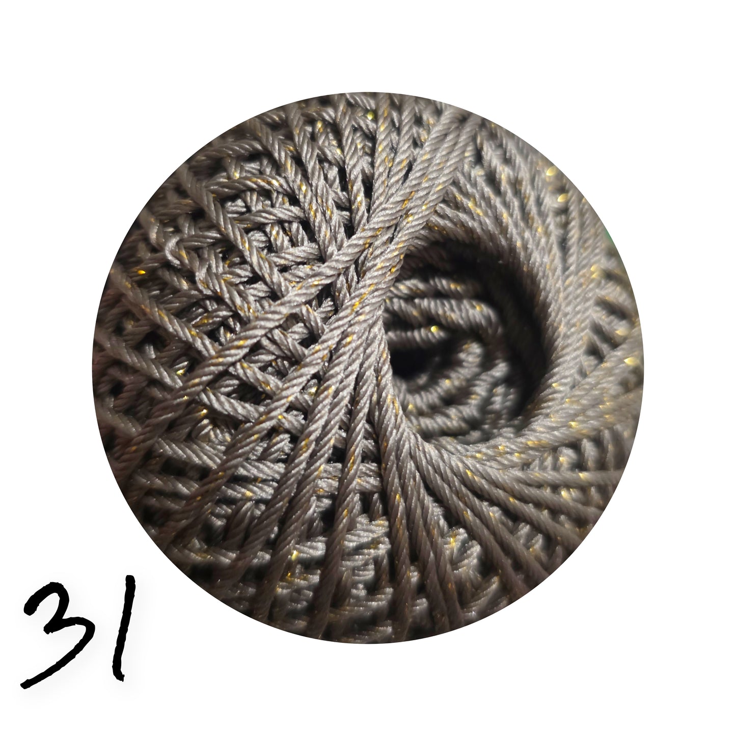 Polyester Glitter Yarn 100g