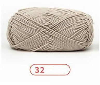Rainbow Yarn Milk Cotton Yarn 5 ply Cake Gradient & Solid Color 100g