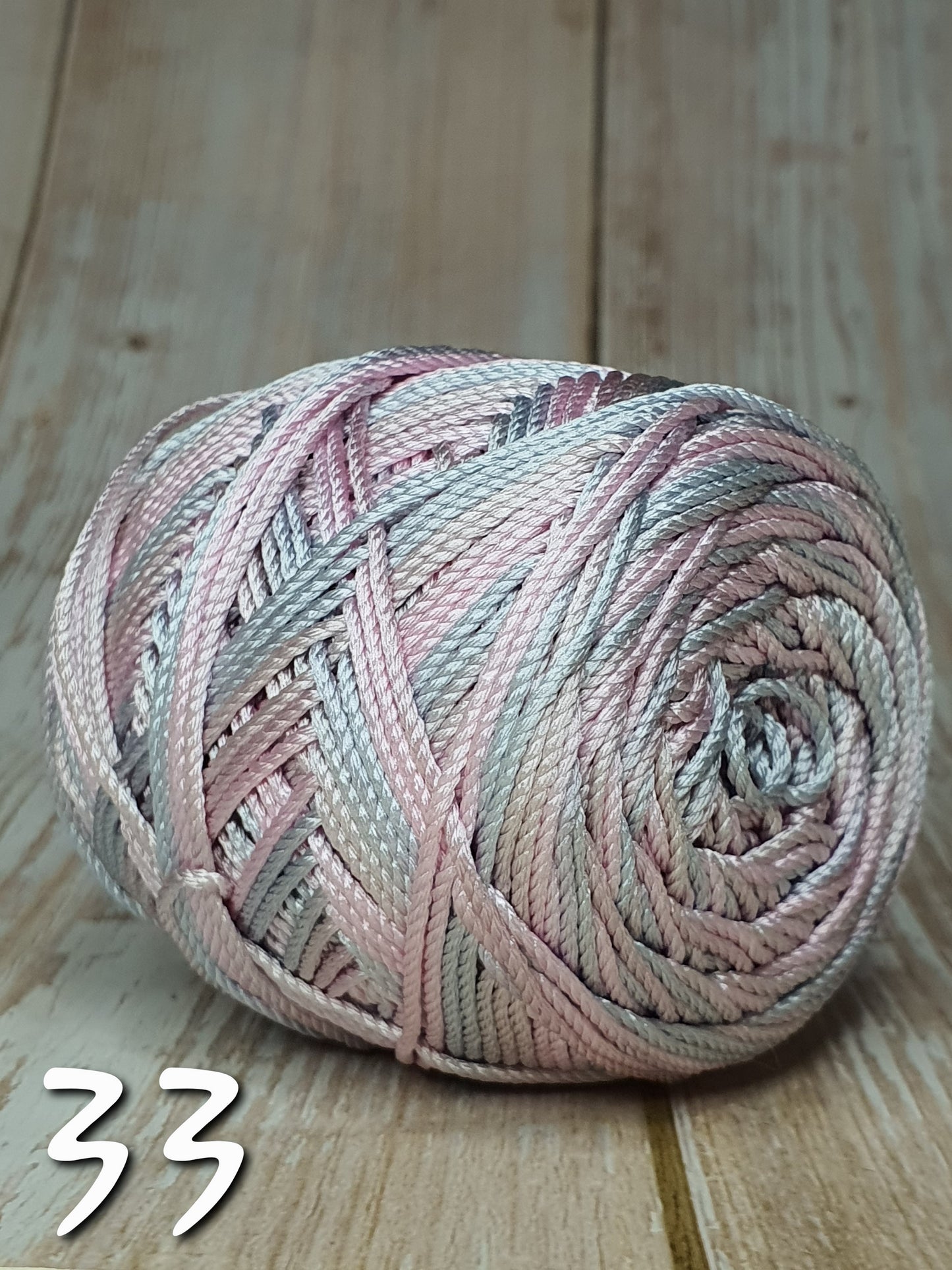 Polyester Yarn Gradient Mix Multi Color 100g
