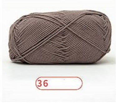 Rainbow Yarn Milk Cotton Yarn 5 ply Cake Gradient & Solid Color 100g