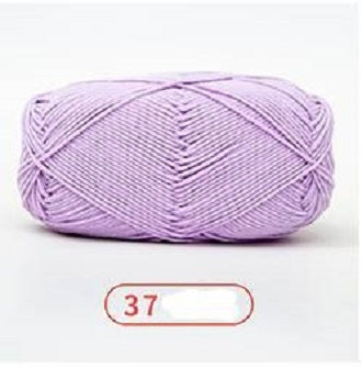Rainbow Yarn Milk Cotton Yarn 5 ply Cake Gradient & Solid Color 100g