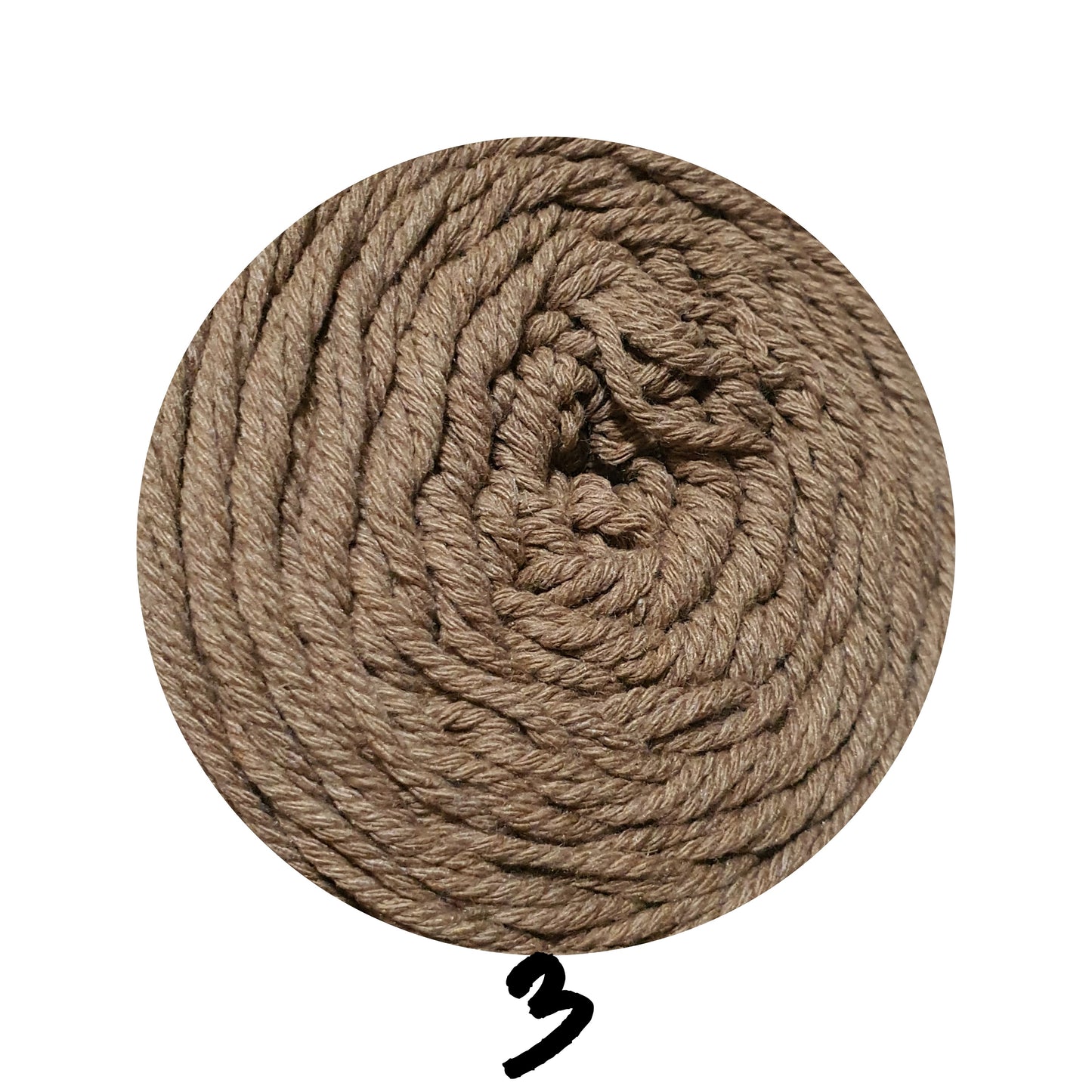 Cotton Macrame Cord Twisted 2mm thickness