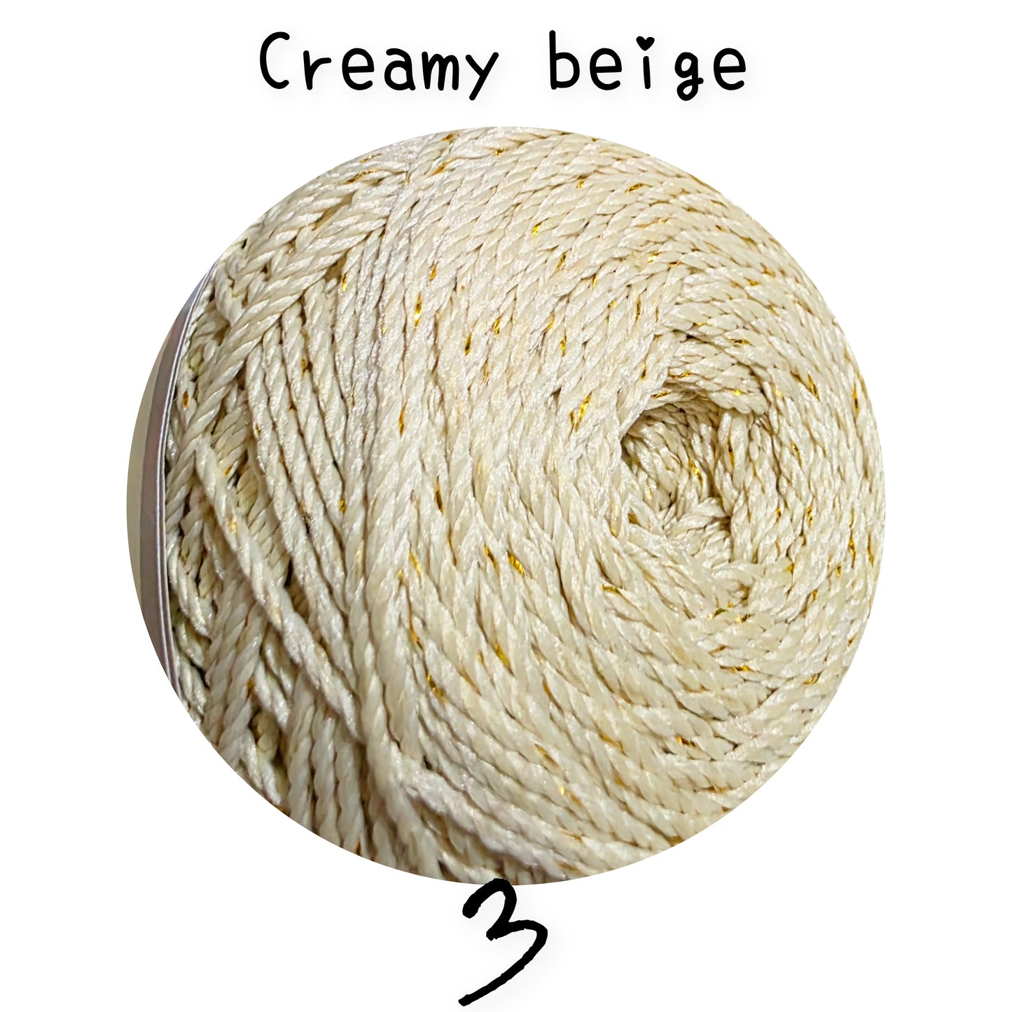 Polyester Glitter Yarn 100g