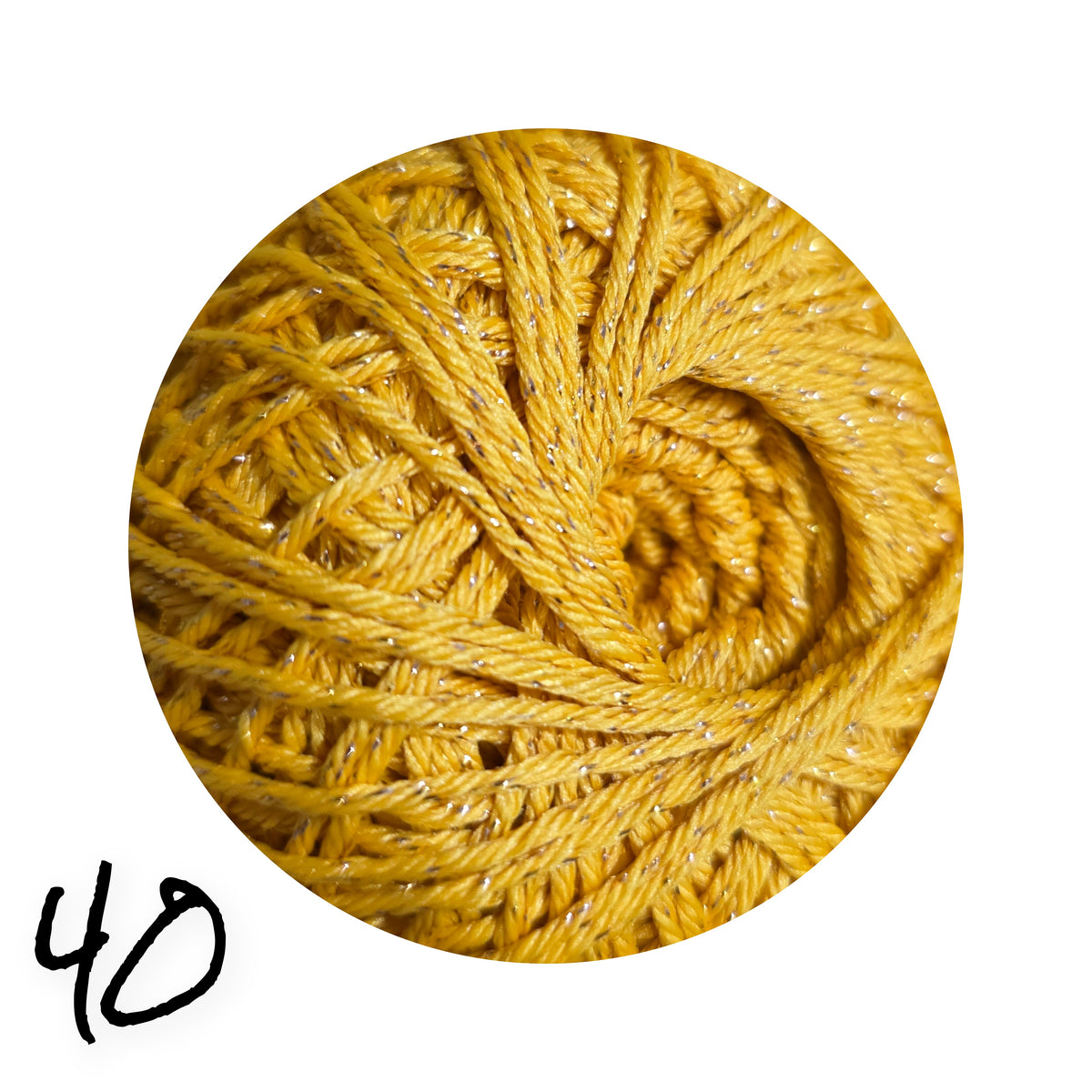 Polyester Glitter Yarn 100g