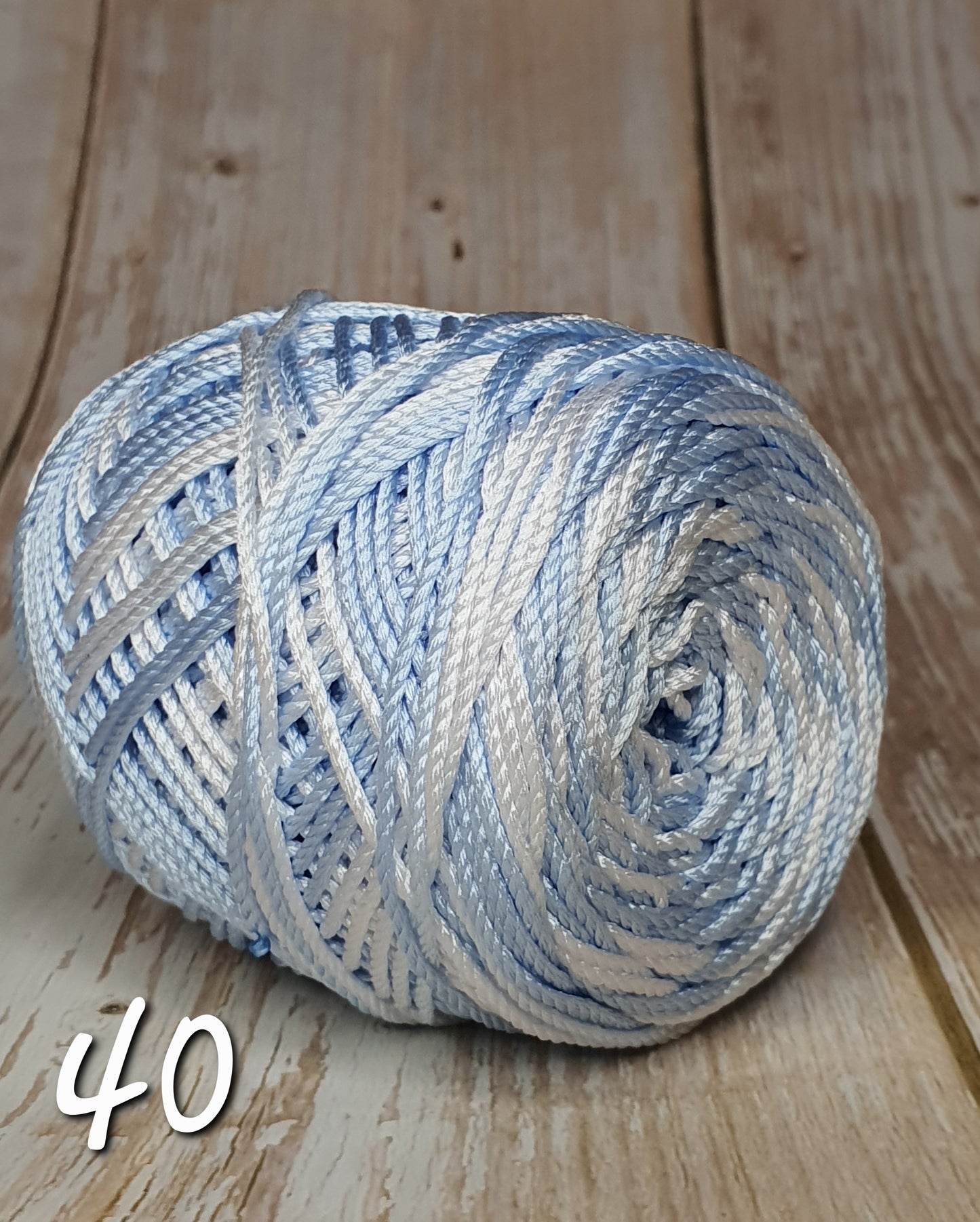 Polyester Yarn Gradient Mix Multi Color 100g