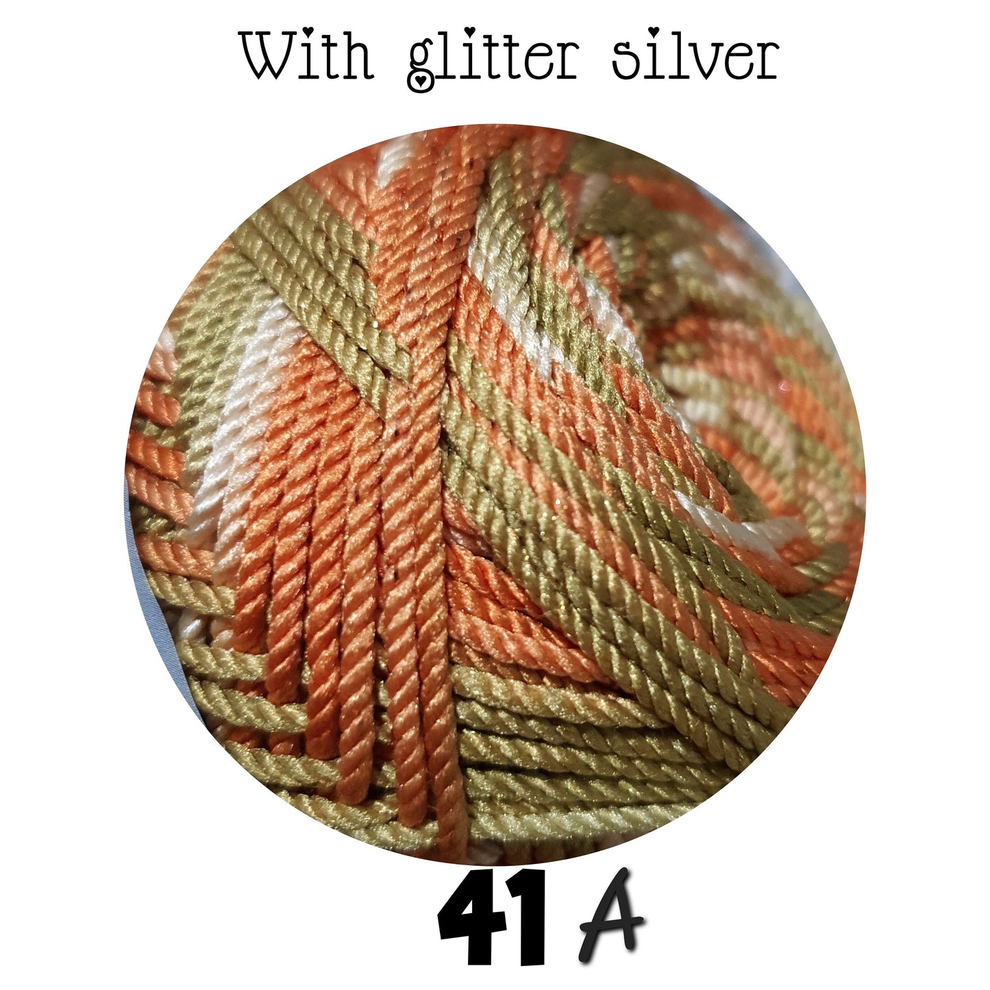 Polyester Yarn Gradient Mix Multi Color 100g