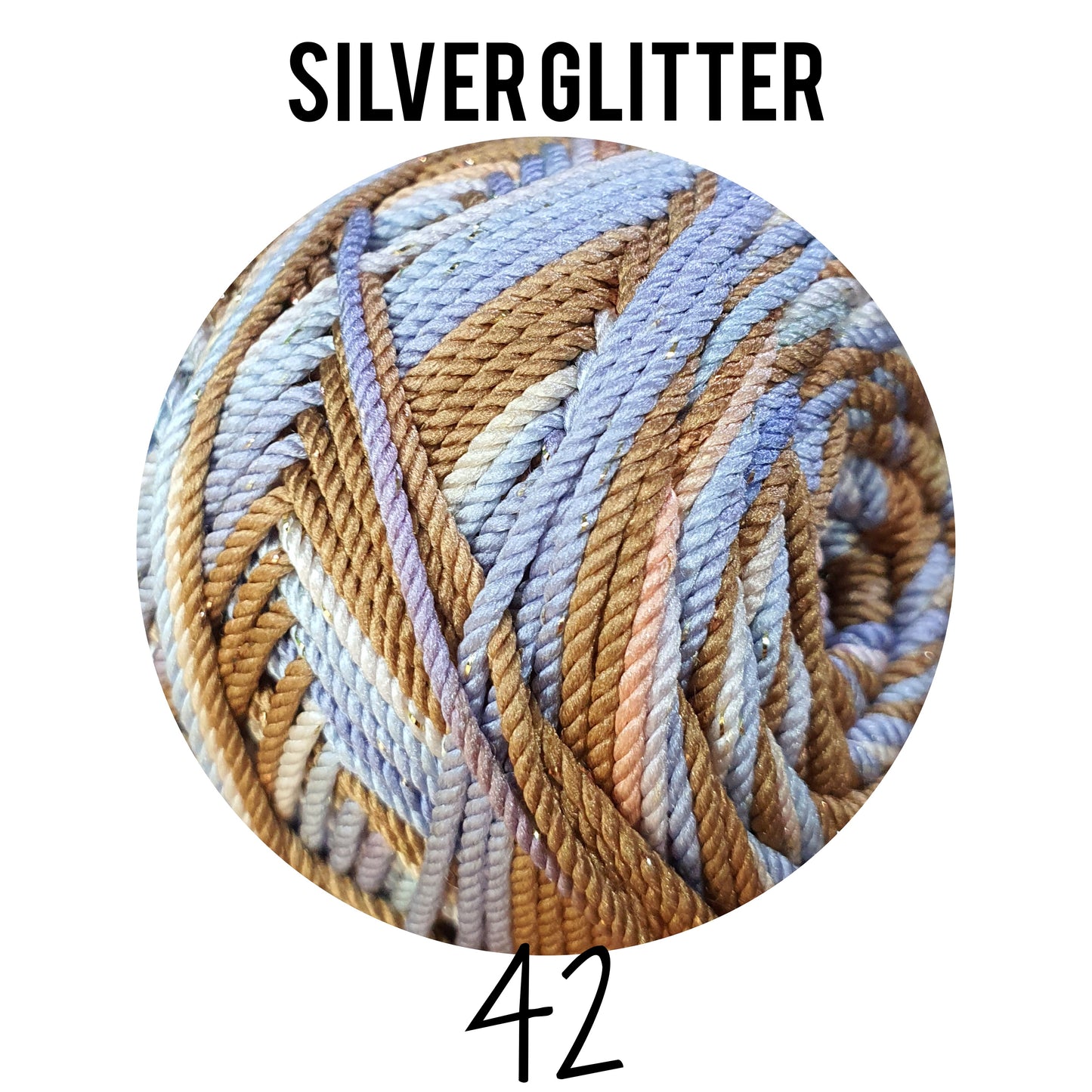 Polyester Yarn Gradient Mix Multi Color 100g