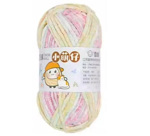 Chenille udon yarn 3.5mm thickness
