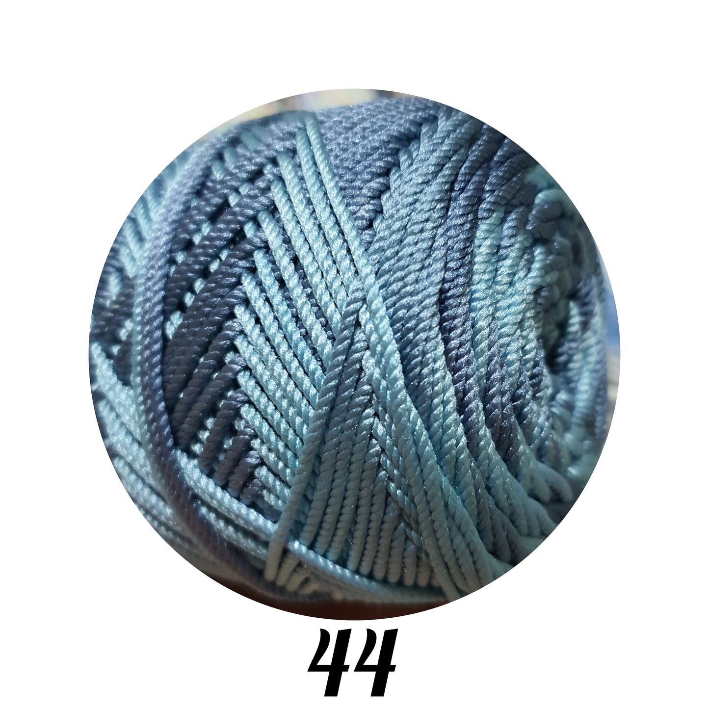 Polyester Yarn Gradient Mix Multi Color 100g