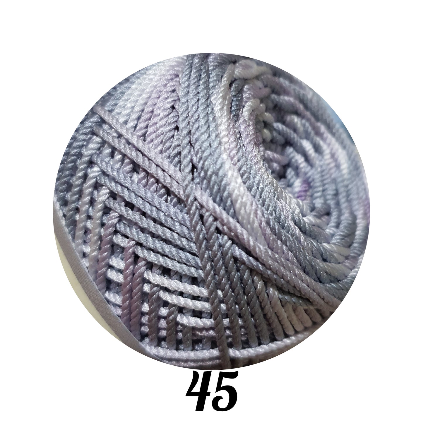 Polyester Yarn Gradient Mix Multi Color 100g