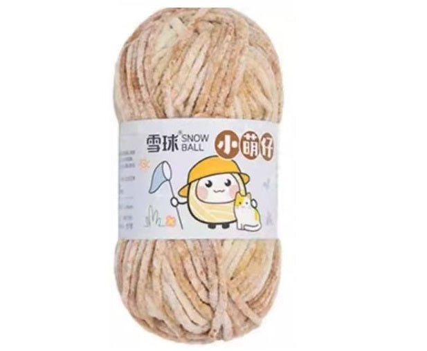 Chenille udon yarn 3.5mm thickness