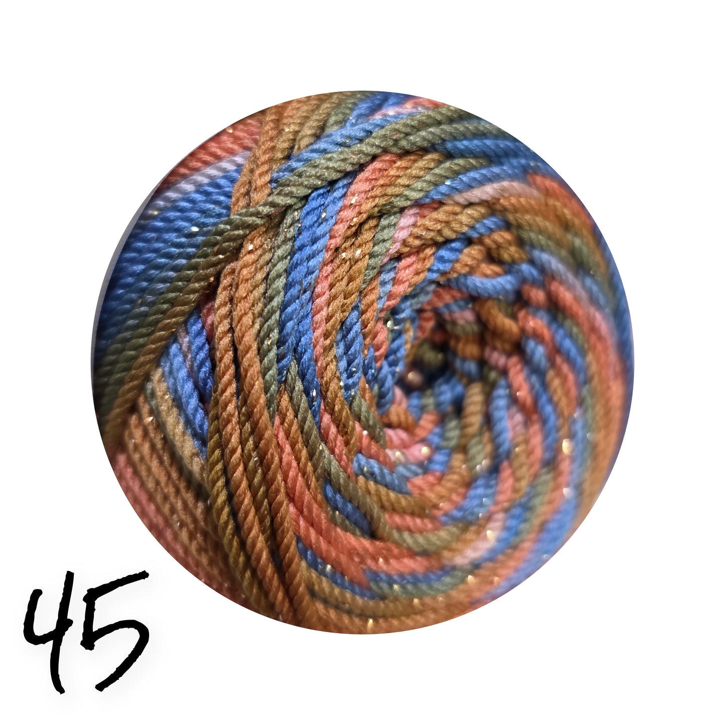Polyester Yarn Gradient Mix Multi Color 100g