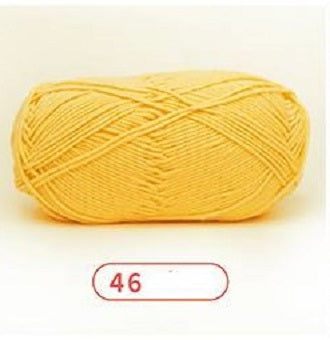 Rainbow Yarn Milk Cotton Yarn 5 ply Cake Gradient & Solid Color 100g