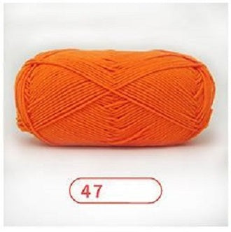 Rainbow Yarn Milk Cotton Yarn 5 ply Cake Gradient & Solid Color 100g
