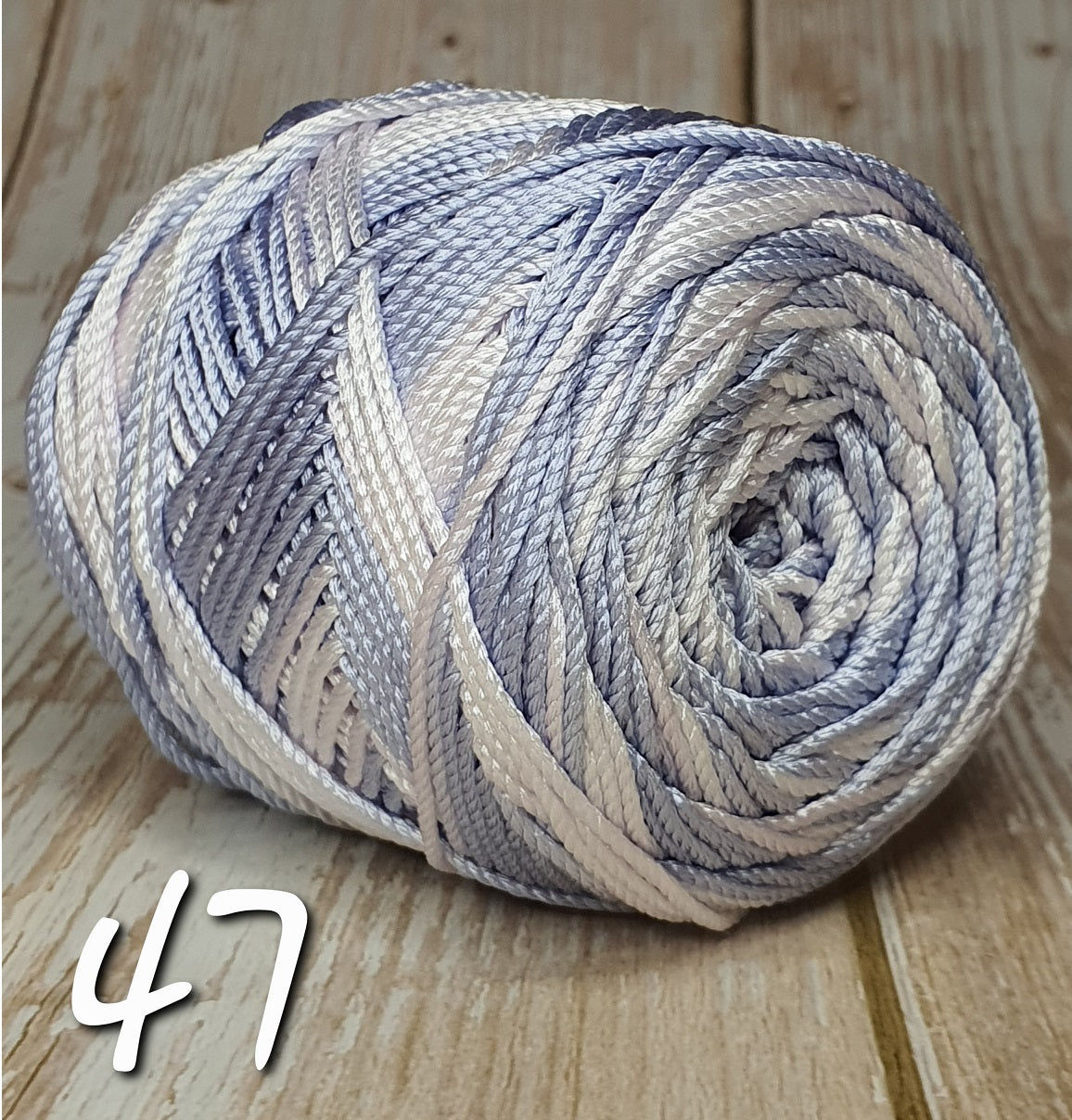 Polyester Yarn Gradient Mix Multi Color 100g
