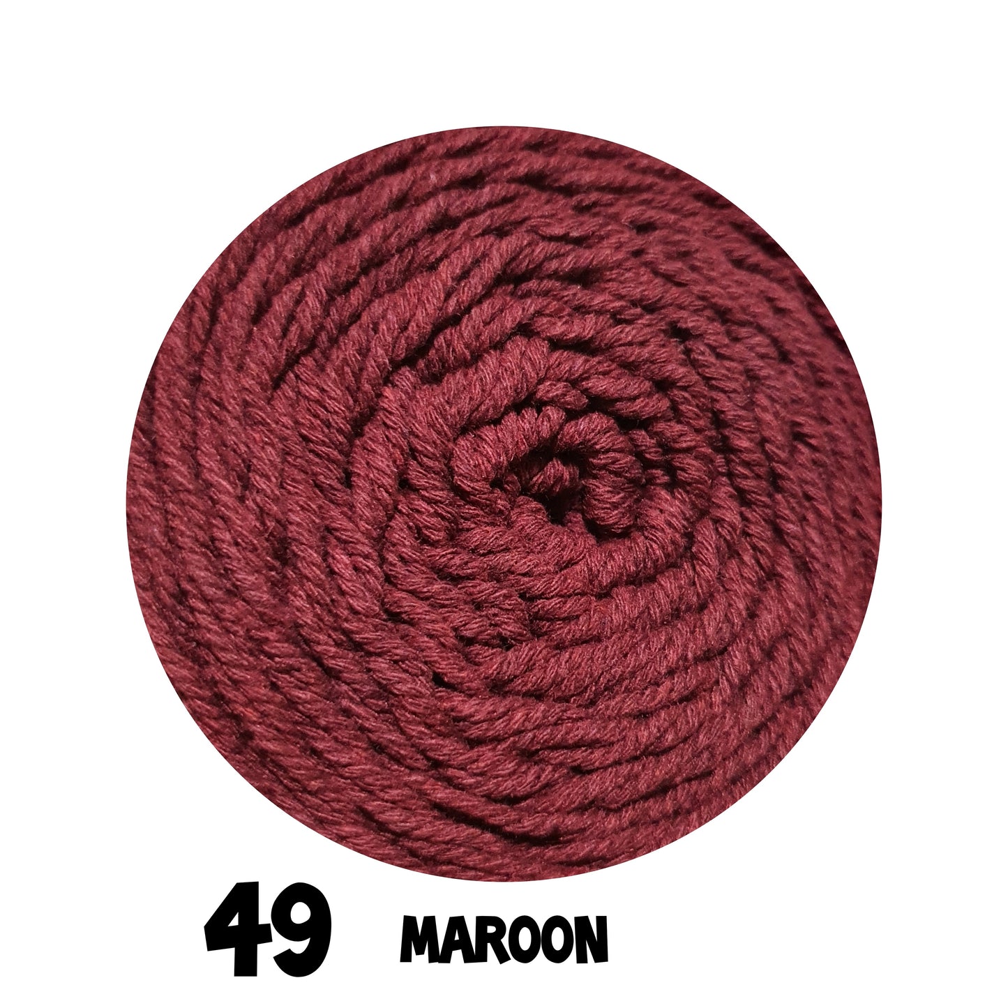 Cotton Macrame Cord Twisted 2mm thickness
