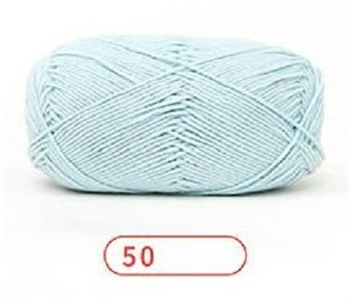 Rainbow Yarn Milk Cotton Yarn 5 ply Cake Gradient & Solid Color 100g