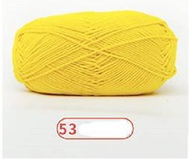 Rainbow Yarn Milk Cotton Yarn 5 ply Cake Gradient & Solid Color 100g