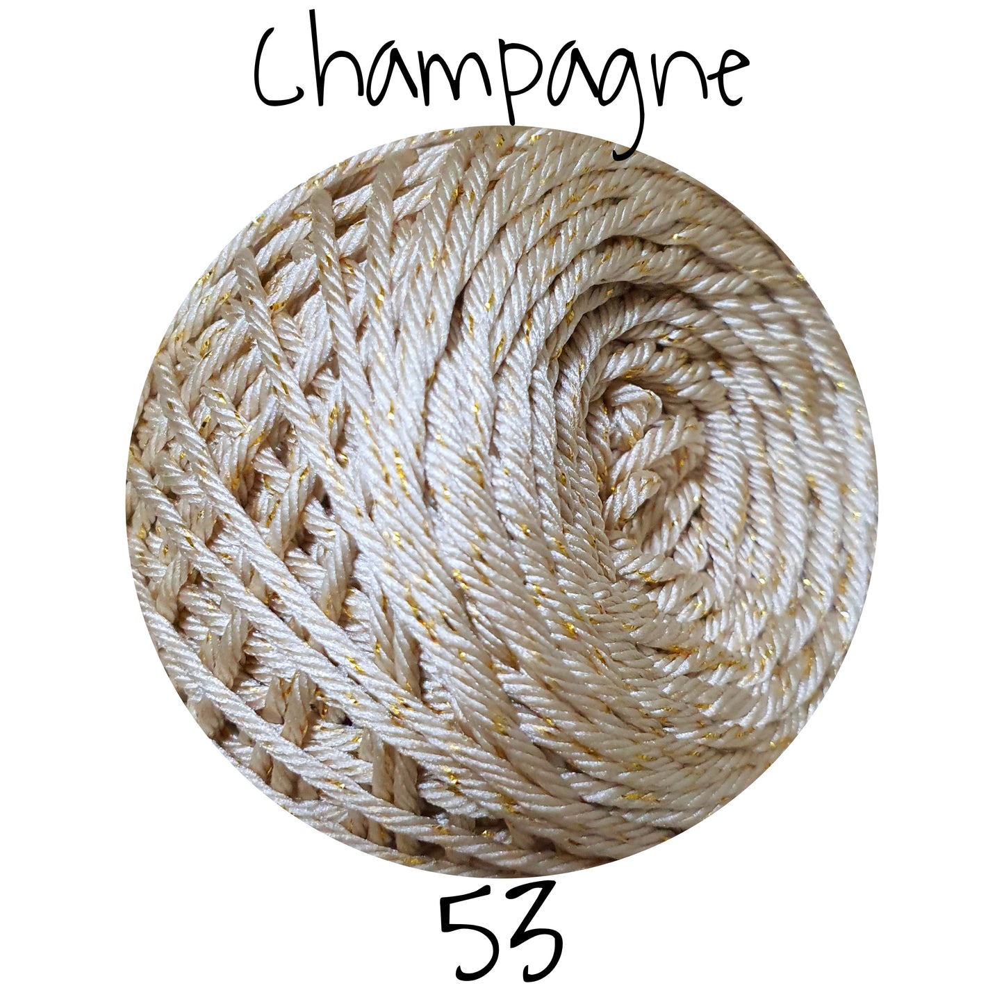 Polyester Glitter Yarn 100g